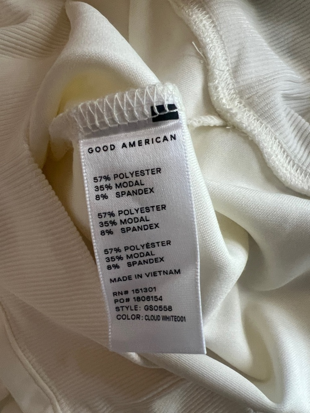 Good American Cream Utility Jacket and Shorts Set - Picture 7 of 13